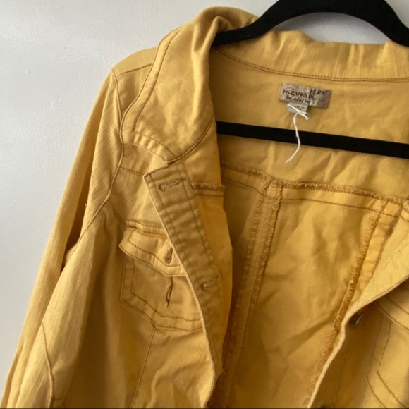 Yellow Denim Jacket - Picture 2 of 4